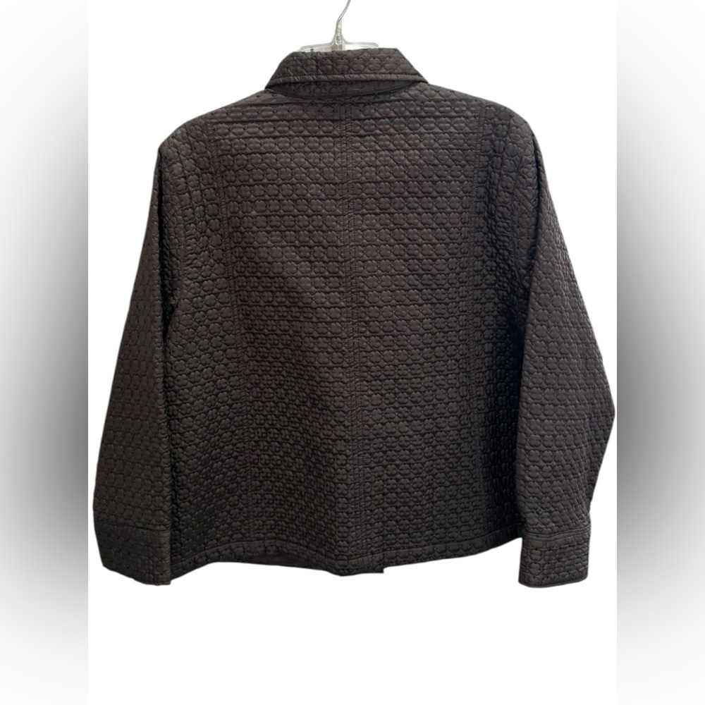 Chico’s Dark Brown, Button Down Jacket. Size 25. … - image 2